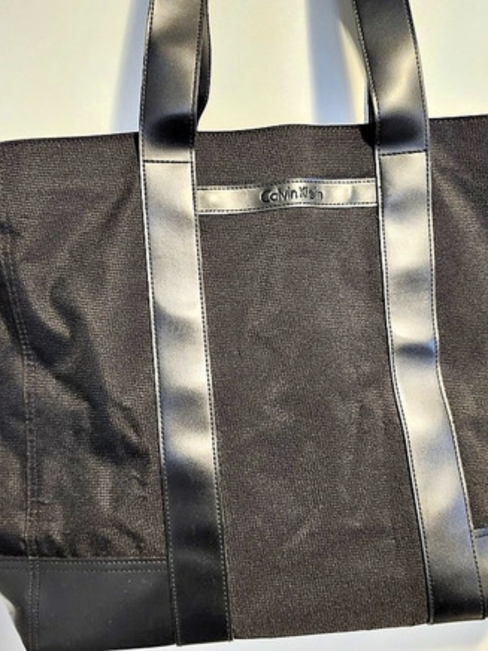 Calvin Klein Black Tote Bag Large Clean Like New